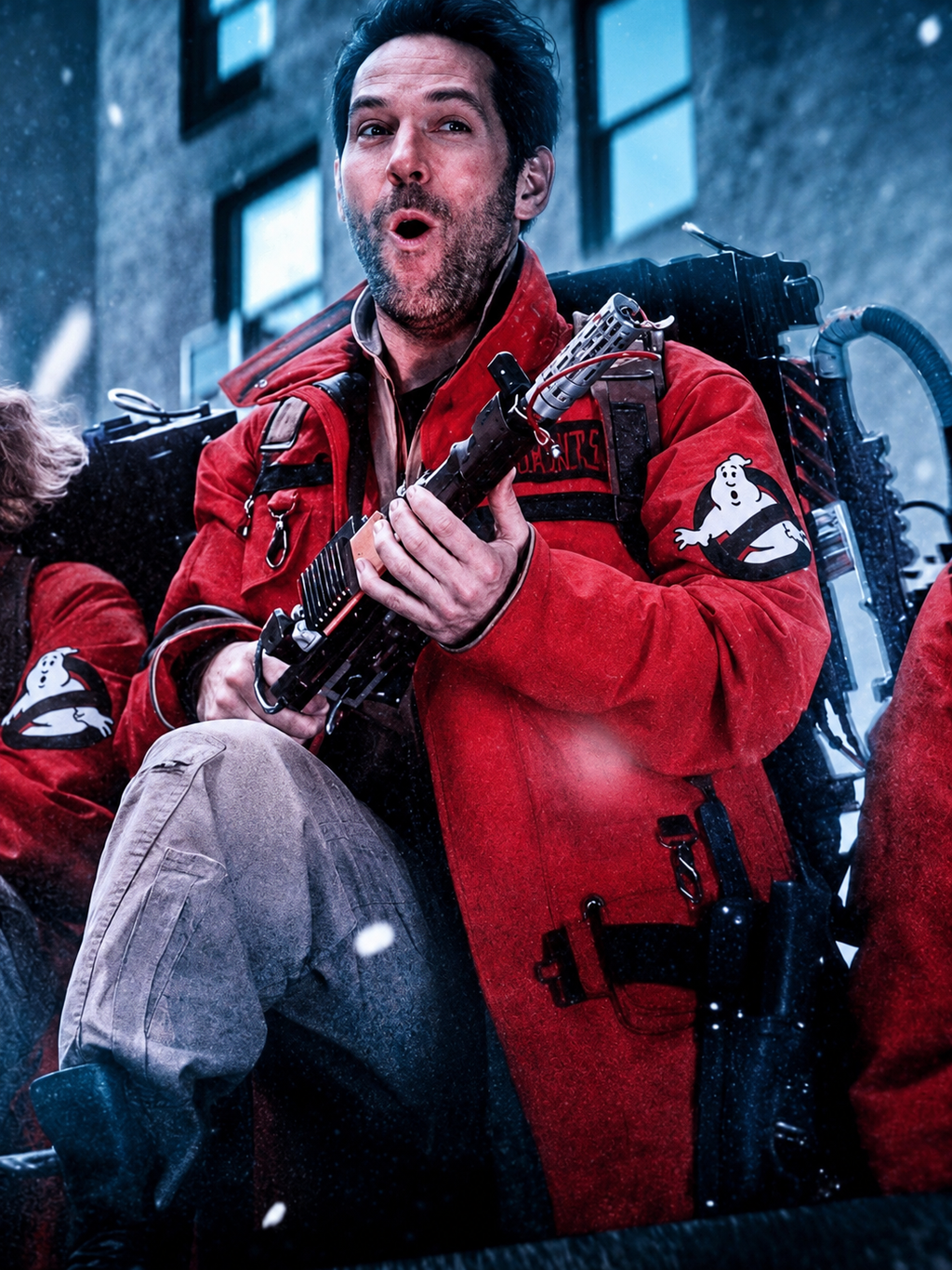 Hollywood Jackets Ghostbusters: Frozen Empire Red Parka Jacket