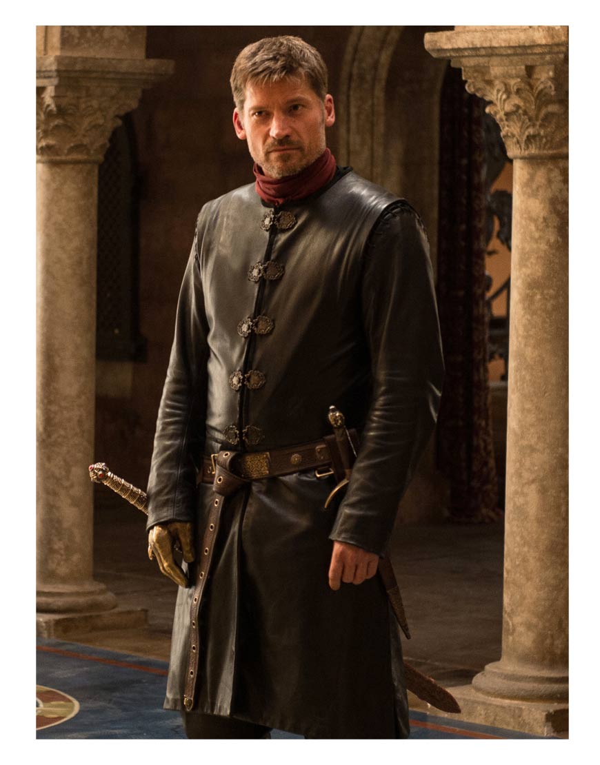 Game Of Thrones Jaime Lannister Leather Coat Costume