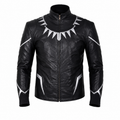 Hollywood Jackets Chadwick Bose man Black Panther Leather Jacket