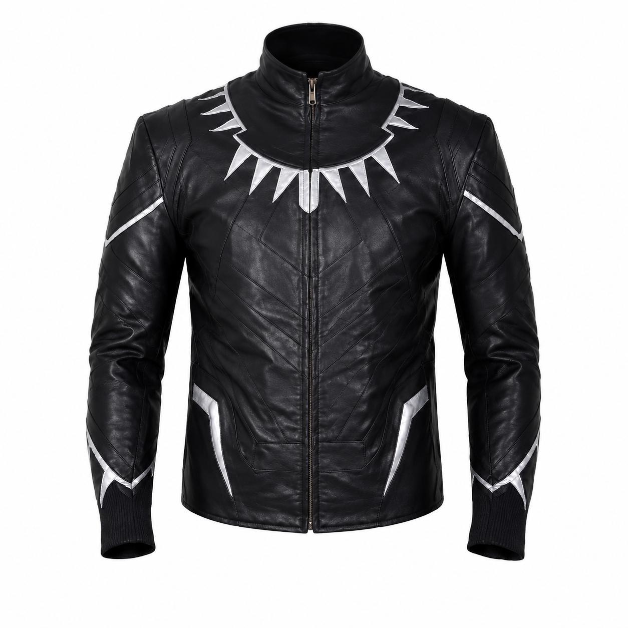 Hollywood Jackets Chadwick Bose man Black Panther Leather Jacket