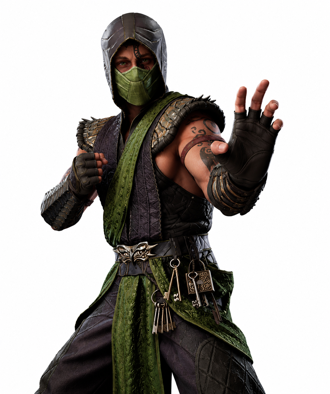Hollywood Jackets Reptile Vest Mortal Kombat 1 Costume