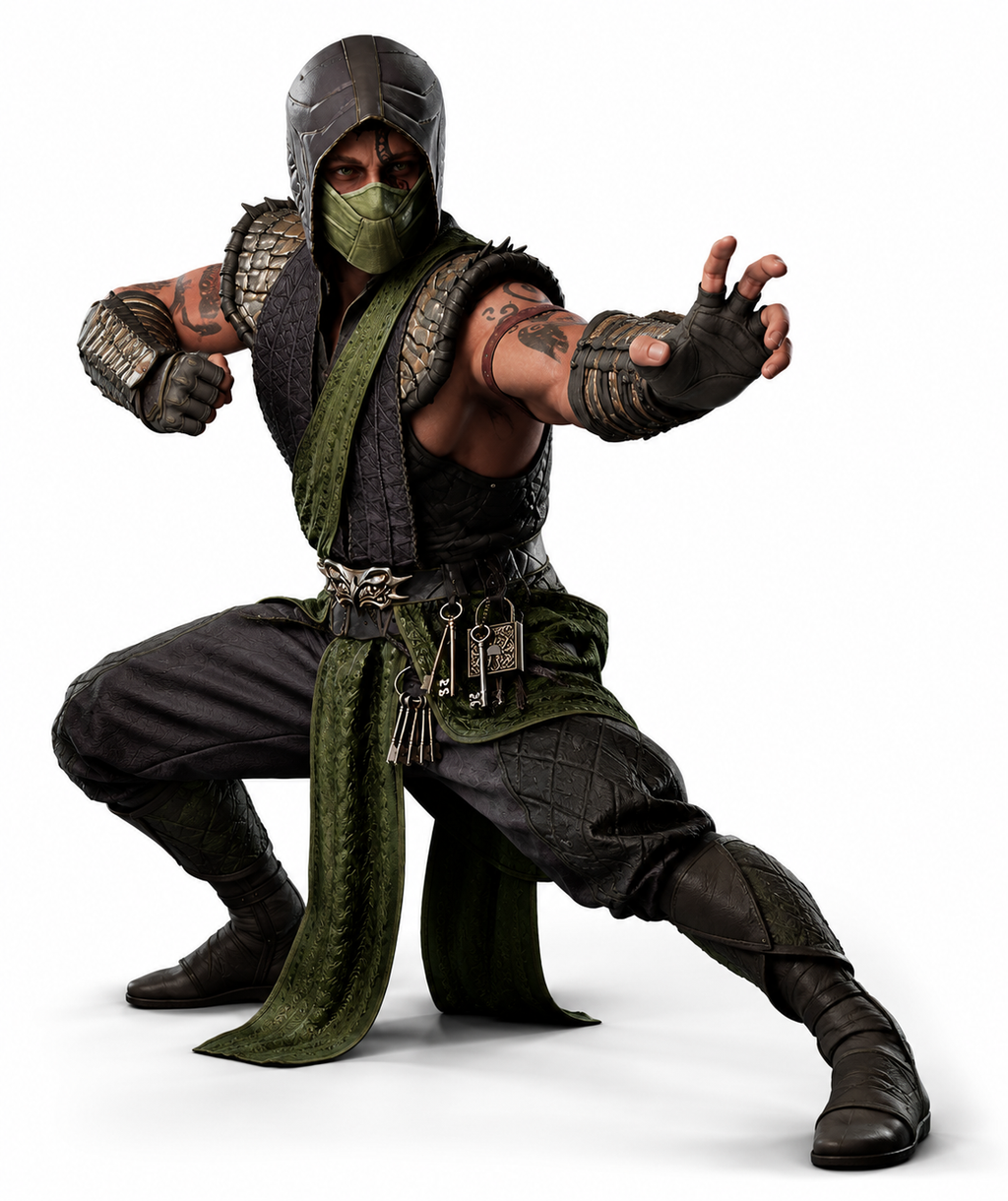 Hollywood Jackets Reptile Vest Mortal Kombat 1 Costume