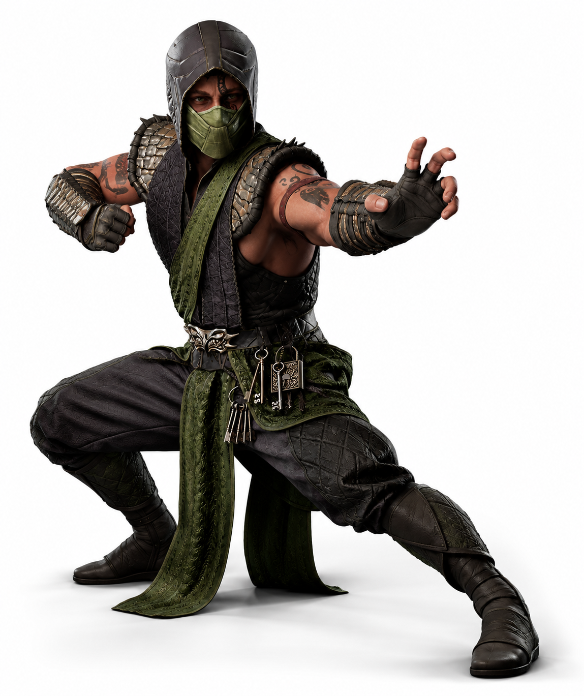 Hollywood Jackets Reptile Vest Mortal Kombat 1 Costume