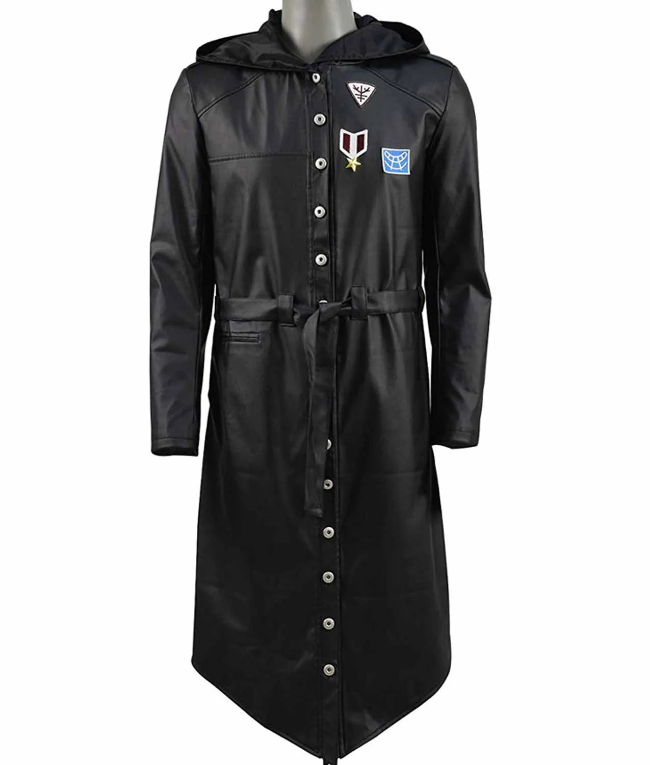 Hollywood Jackets Player Unknown’s Battlegrounds Black Leather Trench Coat