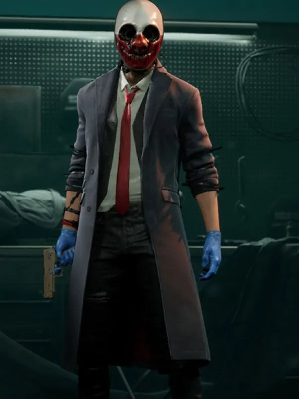 Hollywood Jackets Wolf Payday 3 Black Costume Coat