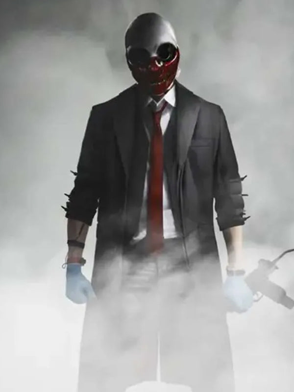 Hollywood Jackets Wolf Payday 3 Black Costume Coat