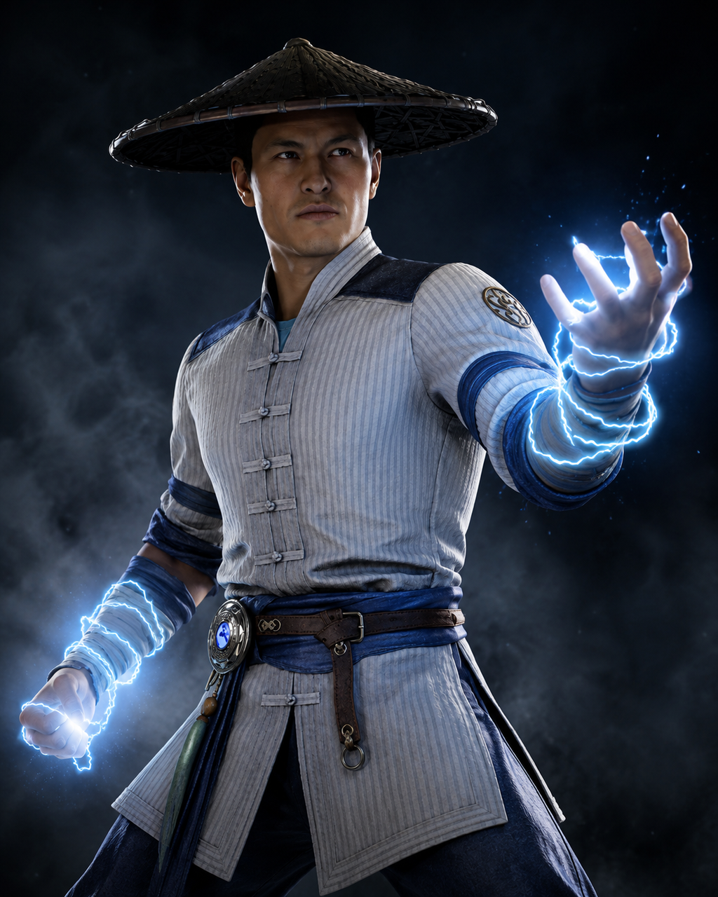 Hollywood Jackets Mortal Kombat 1 Raiden White Cosplay Jacket