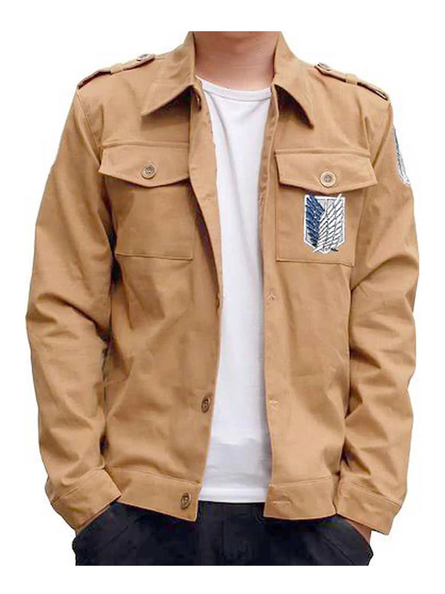 Attack on Titan Scouting Legion Leather Jacket – Wings of Freedom Cosplay Jacket