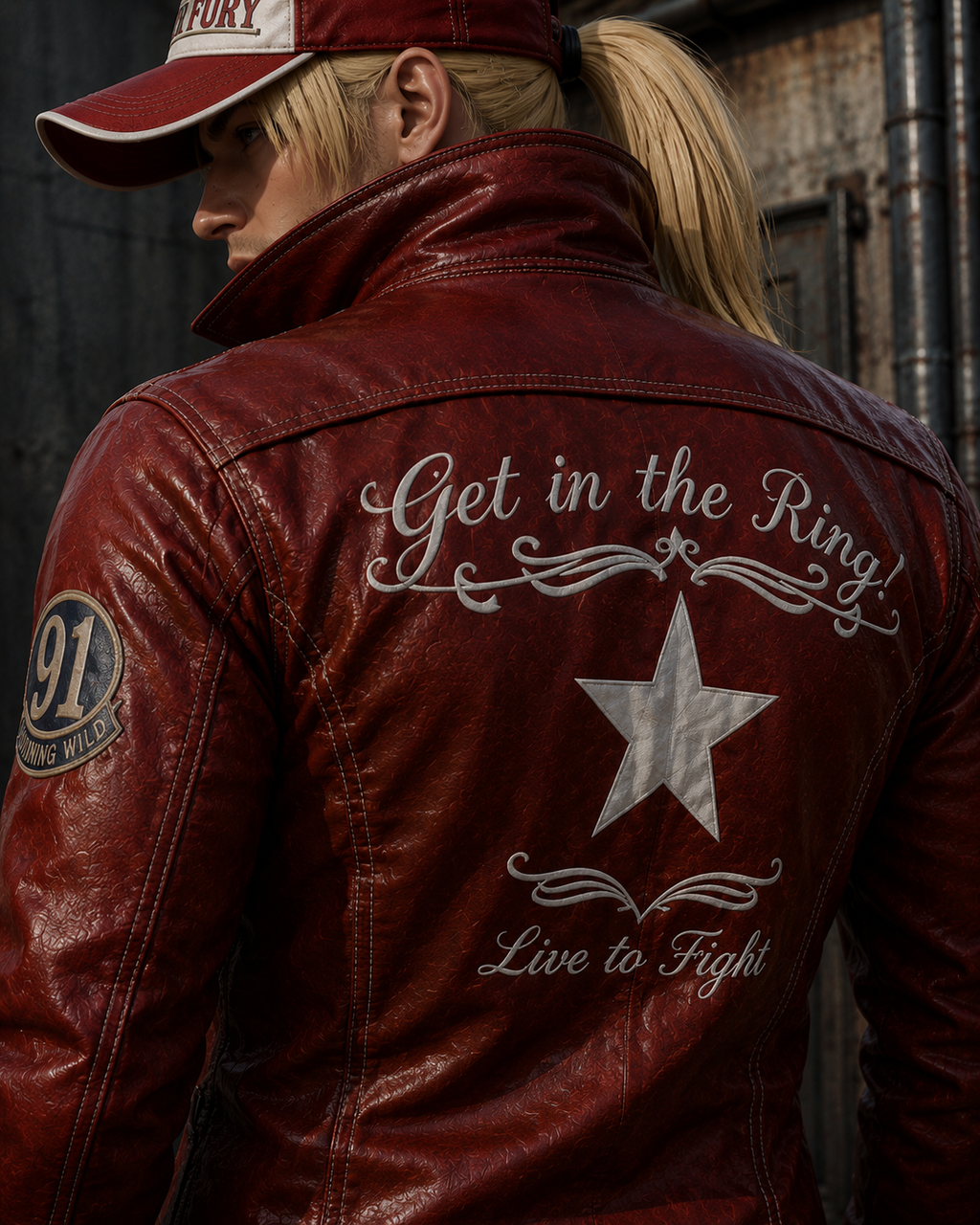 The King of Fighters XIV Terry Bogard Red Leather Jacket | Hollywood Jacket