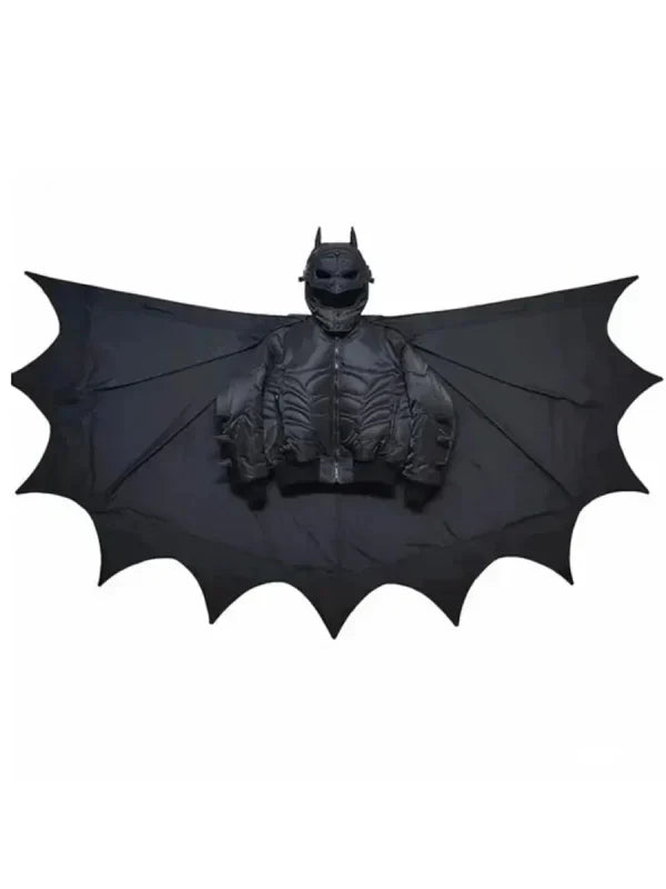 Hollywood Jackets Memento Mori Batman Black Bomber Jacket