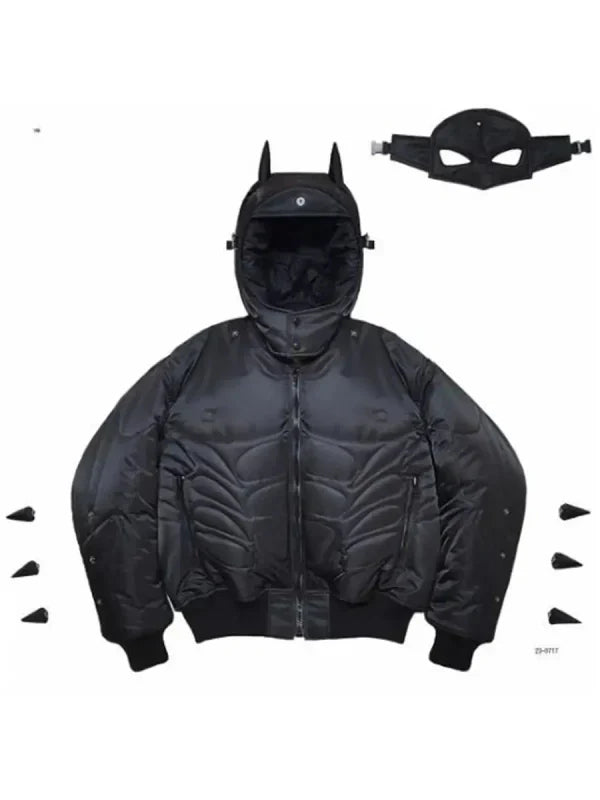 Hollywood Jackets Memento Mori Batman Black Bomber Jacket