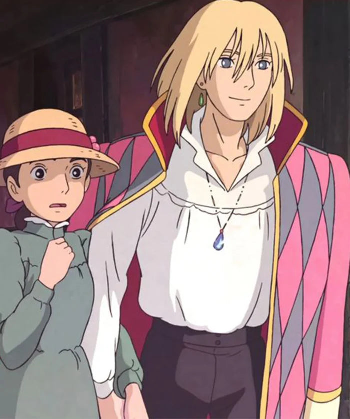 Hollywood Jackets Howl’s Moving Castle Howl Pendragon Inspired Coat Outfit