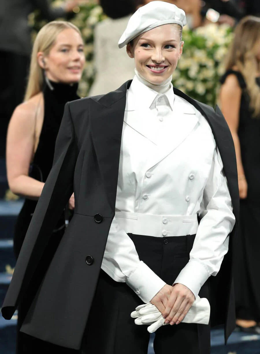 Hollywood Jackets Hunter Schafer Met Gala Red Carpet 2025 Coat
