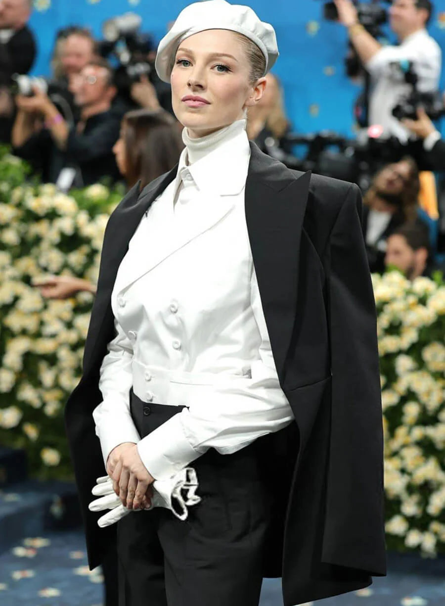 Hollywood Jackets Hunter Schafer Met Gala Red Carpet 2025 Coat