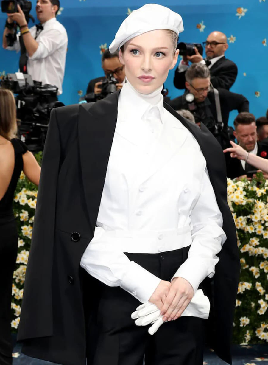 Hollywood Jackets Hunter Schafer Met Gala Red Carpet 2025 Coat