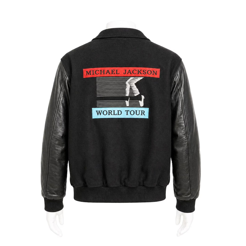 Michael Jackson Bad Tour Varsity Jacket – Retro 80s Concert Inspired Jacket