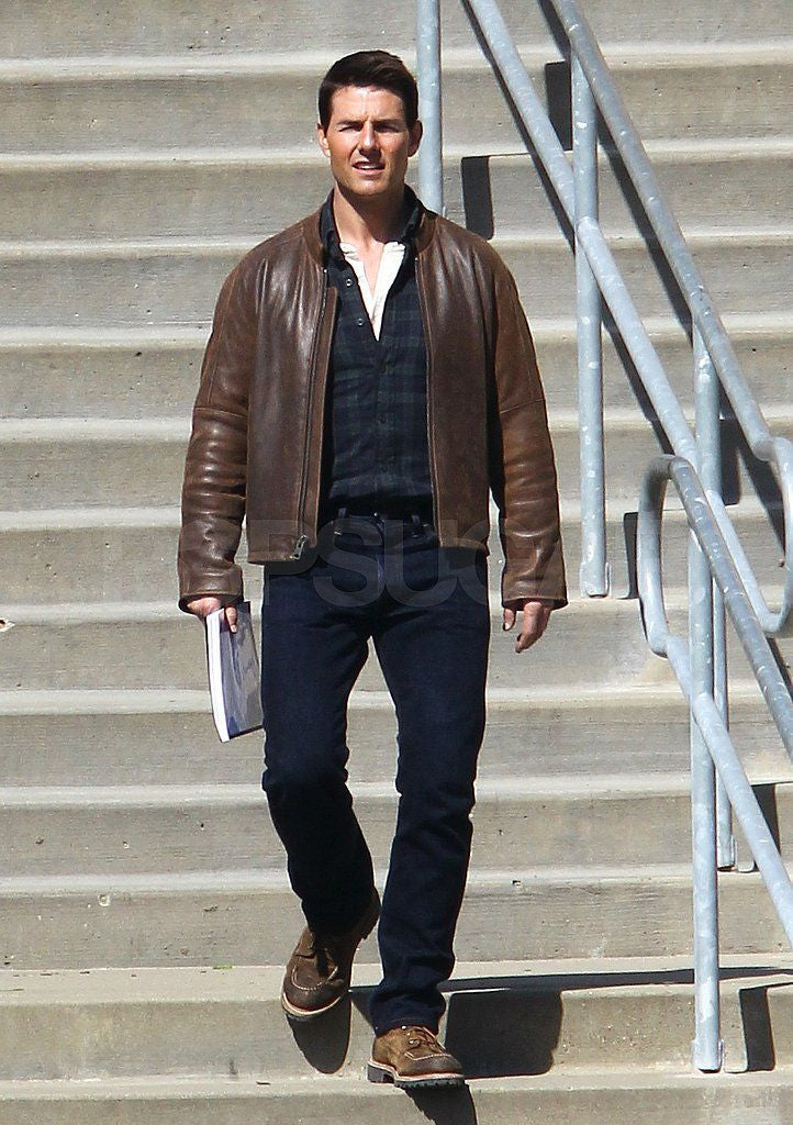 Hollywood Jacket Brown Mission Leather Jacket