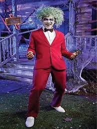 Beetlejuice Style Red Tuxedo Suit