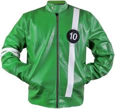 Ben 10 Alien Swarm Leather Jacket