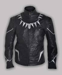 Chadwick Boseman Black Panther Leather Jacket