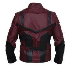 Charlie Cox Daredevil Maroon Leather Jacket
