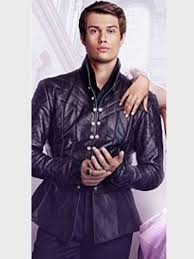 Cinderella Nicholas Galitzine Leather Jacket
