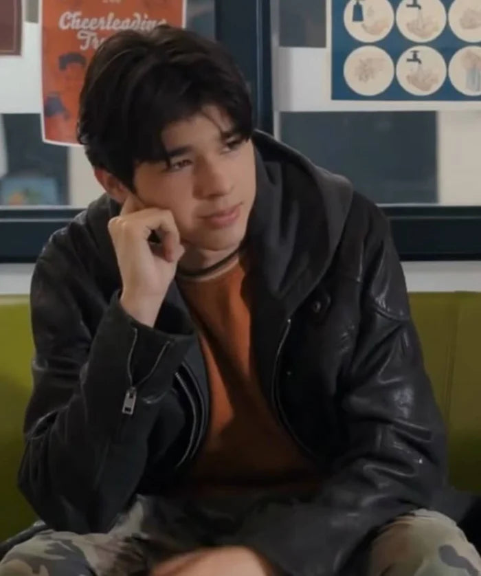 Isaac Garcia My Life with the Walter Boys Black Leather Jacket