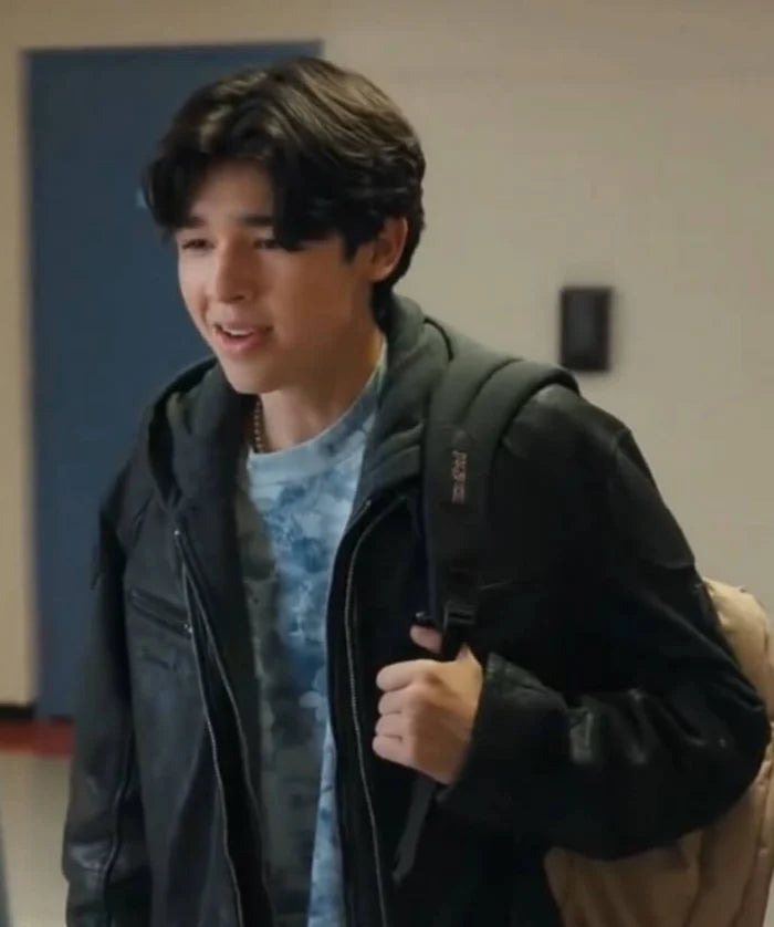 Isaac Garcia My Life with the Walter Boys Black Leather Jacket