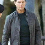 Jack Reacher Never Go 2016 Tom Cruise Black Leather Jacket
