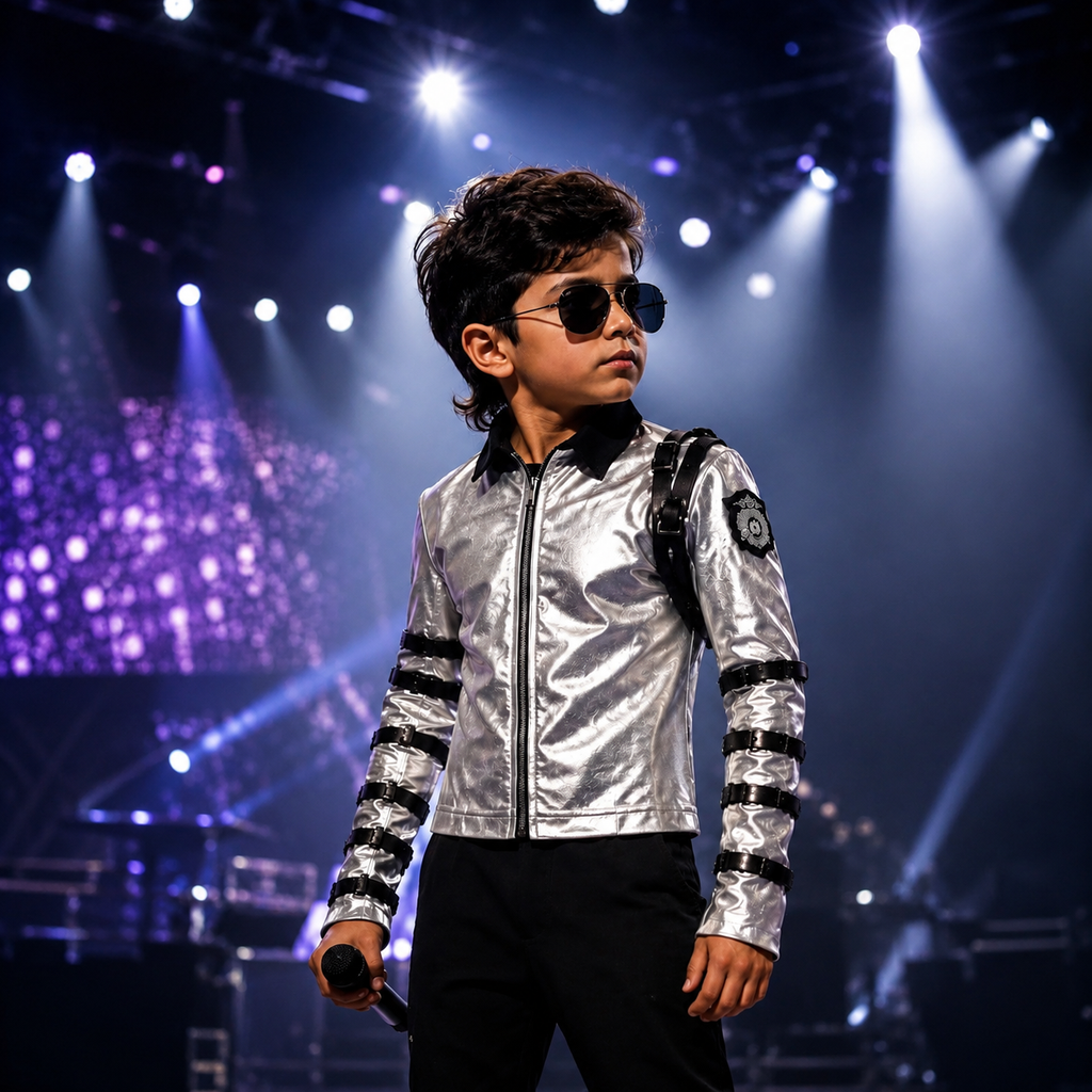 Premium Hollywood-Inspired Silver Metallic Leather Jacket