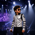 Premium Hollywood-Inspired Silver Metallic Leather Jacket
