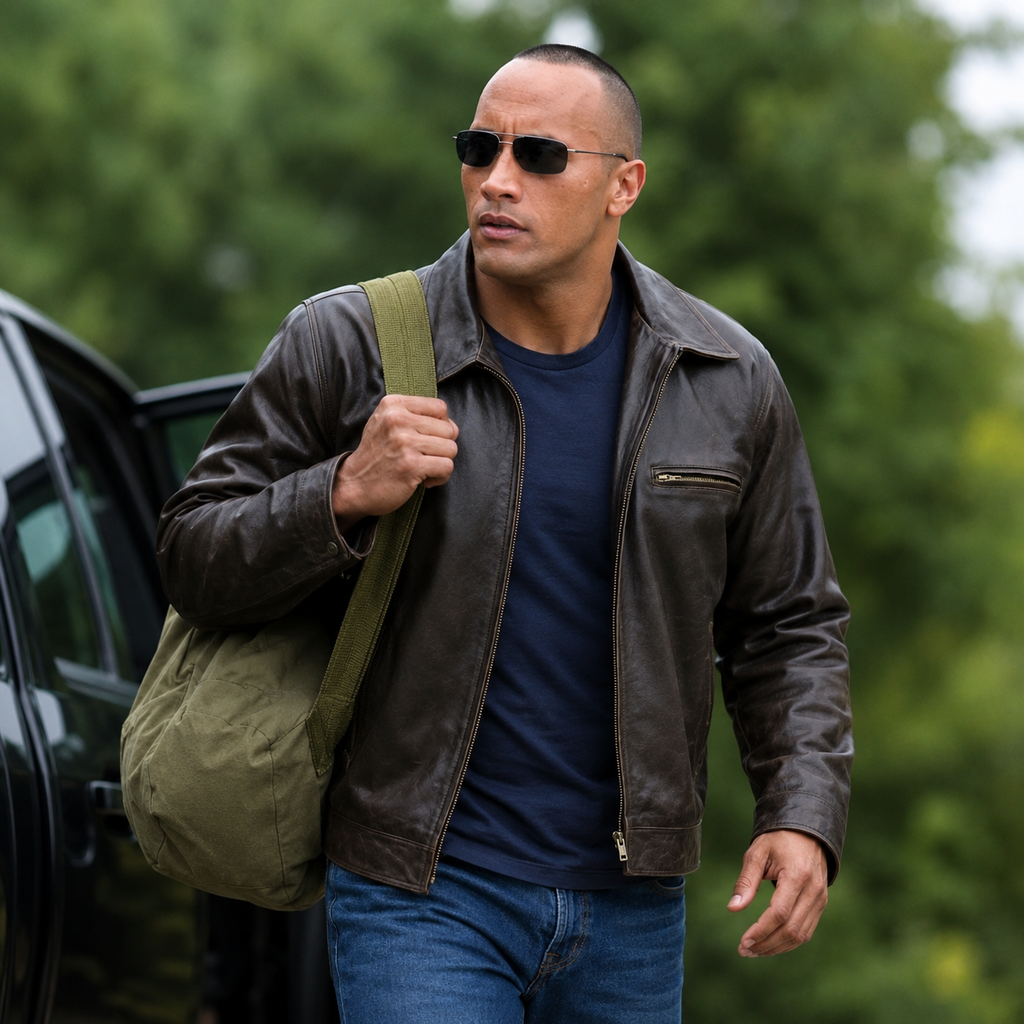 Men's Dark Brown Classic Leather Jacket