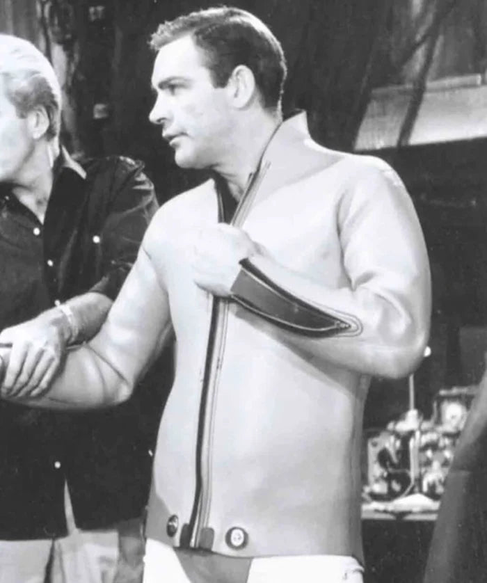 James Bond Thunderball Inspired Leather Jacket