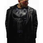 Jon Bernthal The Punisher Leather Trench Coat