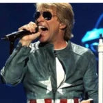Jon Bon Jovi Captain America Leather Jacket