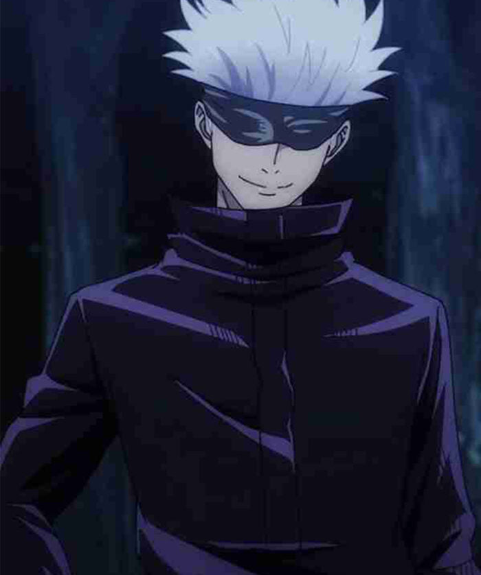 Jujutsu Kaisen Satoru Gojo Jacket Outfit – Anime Cosplay High Collar Jacket