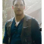 Jurassic World Chris Pratt Owen Grady Brown Vest