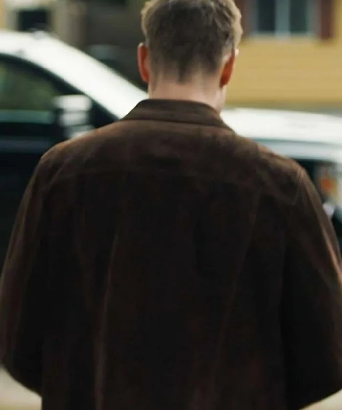 Justin Hartley Tracker Colter Shaw Brown Suede Leather Jacket