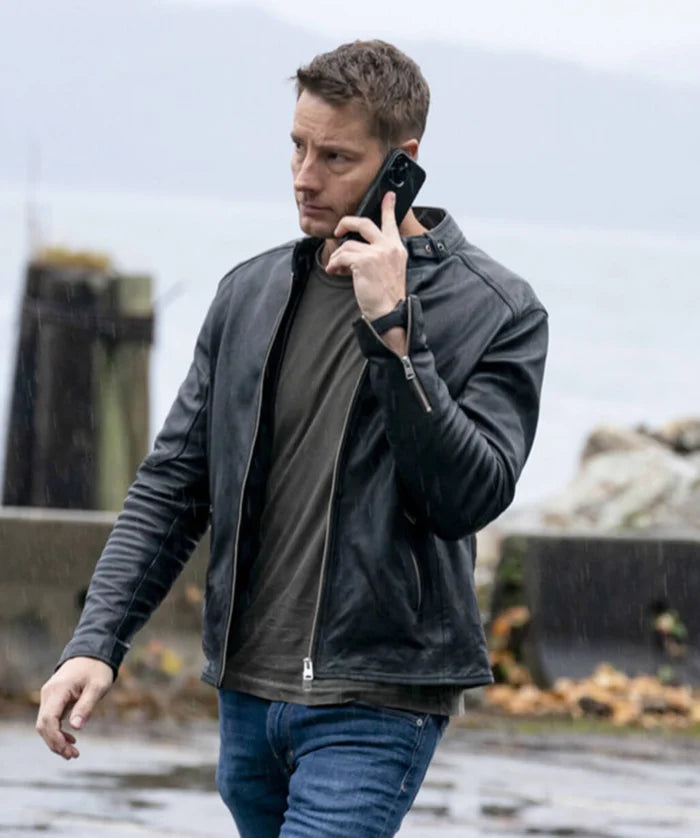 Tracker S01 Colter Shaw Grey Leather Jacket – Premium Men’s Casual Biker Jacket