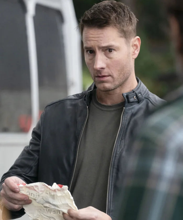 Modern Hero Style Black Leather Jacket