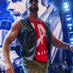 LA Knight WWE Black Leather Vest