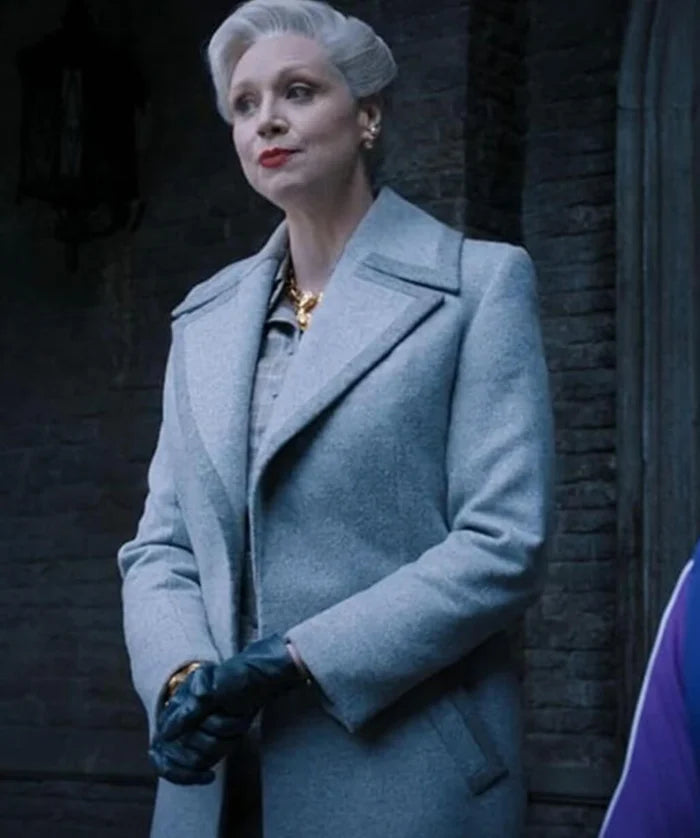 Larissa Weems Wednesday Grey Wool Coat