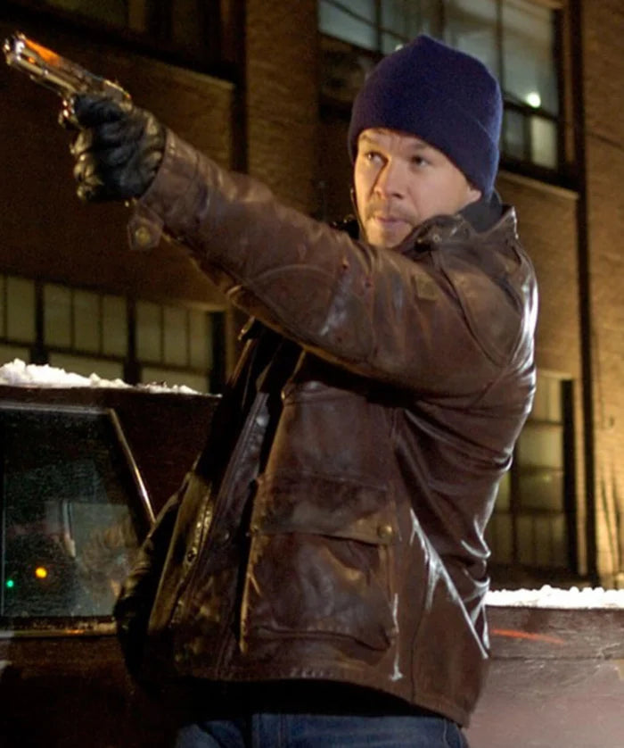 Mark Wahlberg Four Brothers Leather Jacket