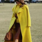Melania Trump Yellow Wool Coat