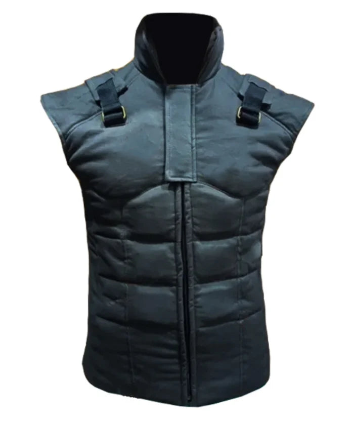 Tactical Solid Snake Style Leather Vest Costume