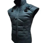 Tactical Solid Snake Style Leather Vest Costume