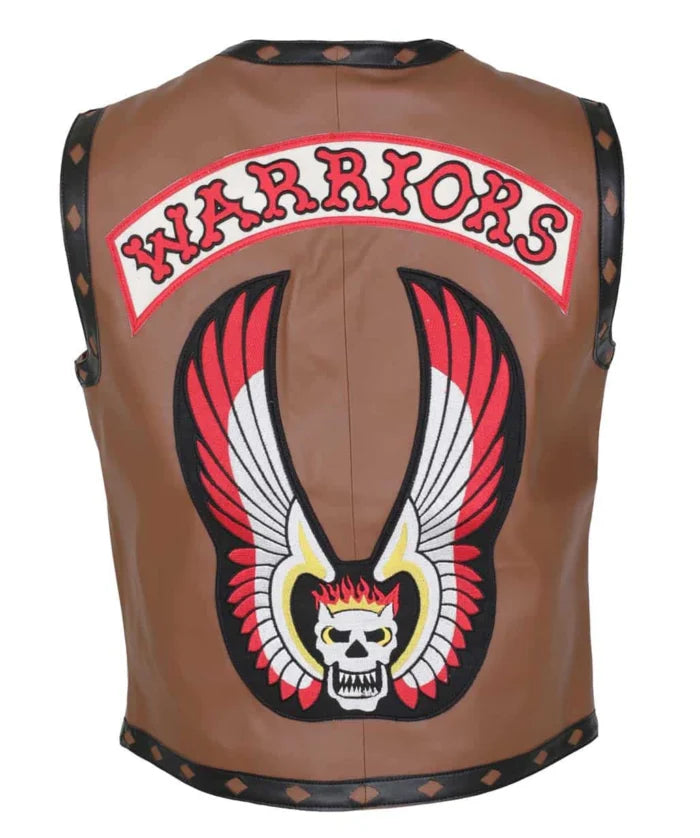 Michael Beck Inspired The Warriors Swan Brown Vest