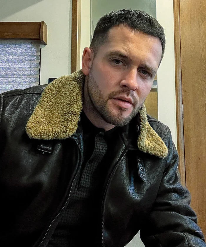 Freddie Shaw MobLand Season 1 Brown Leather Jacket