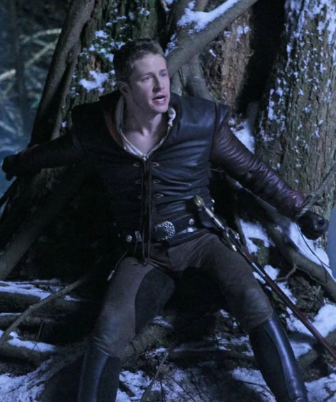 Hollywood Jackets Once Upon a Time Prince Charming Black Leather Jacket