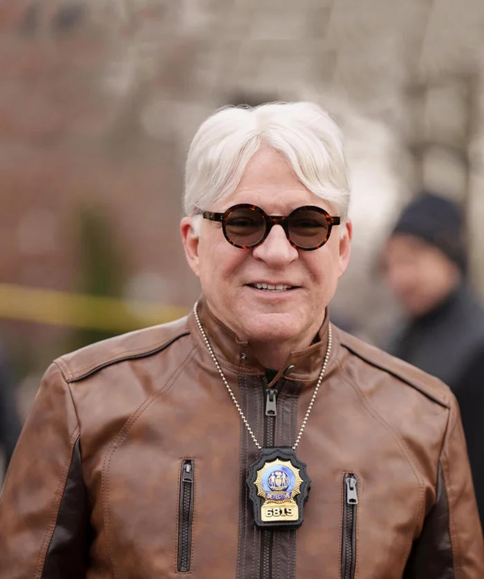 Steve Martin Leather Jacket from Only Murders in the Building